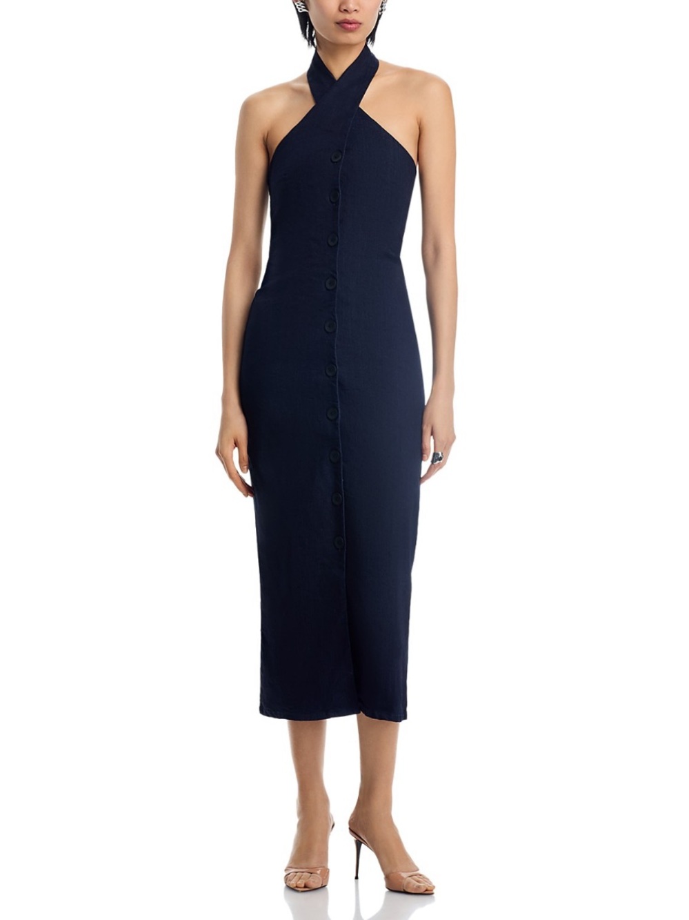 The Lulo Project Cami Denim Dress Size Large - Picture 2 of 8